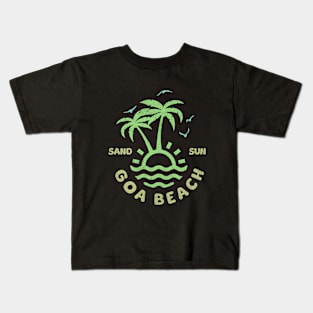 On The Beach - Goa Beach, India Kids T-Shirt